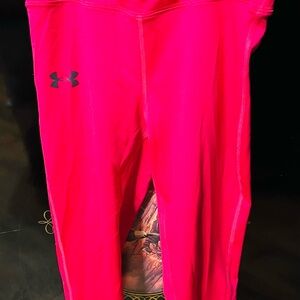 Under Armour Kids Bright Pink Leggings